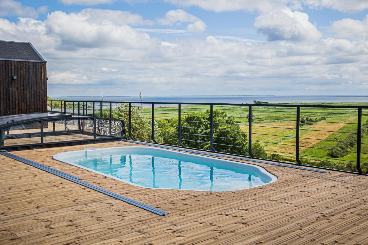 Nowe Domki Deluxe Z Widokiem Na Zatoke Z Basenem I Sauna Oslonino Exterior photo